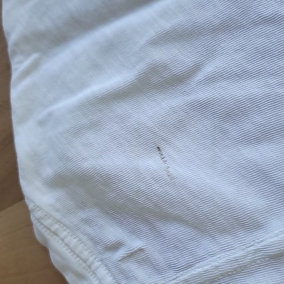 American Giant white woman's t shirt 💯 cotton made in USA - Picture 6 of 9